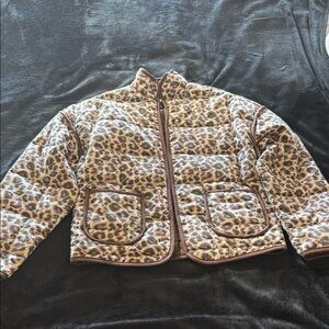 Vigoss Animal Print Quilted Jacket